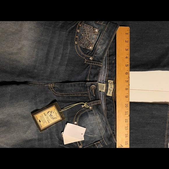 New Earl Jones Women Size 8 wide leg jeans - Picture 4 of 6